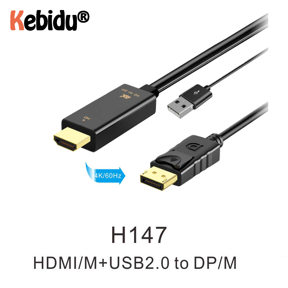 Dropship-4K HDMI-÷ Ʈ ȣȯ Ƽ  ̺ 6 Ʈ 1.8M HDMI ȣȯ Է-PC ǻ DP 